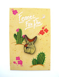 Fennec Fox Enamel Pin