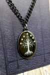 Enamel Necklace, White Tree of Gondor inspired