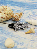 Coelacanth 'Living Fossil' Enamel Pin