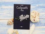 Coelacanth 'Living Fossil' Enamel Pin