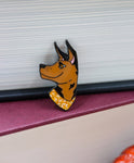 The Disreputable Dog Brooch – inspired by the Old Kingdom books by Garth Nix