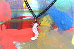 Axolotl Enamel Necklace