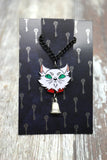 Abhorsen inspired Mogget the cat necklace