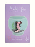 Axolotl Enamel Pin