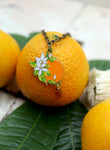 Orange and Blossom Necklace – inspired by The Priory of the Orange Tree by Samantha Shannon