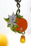 Orange and Blossom Necklace – inspired by The Priory of the Orange Tree by Samantha Shannon