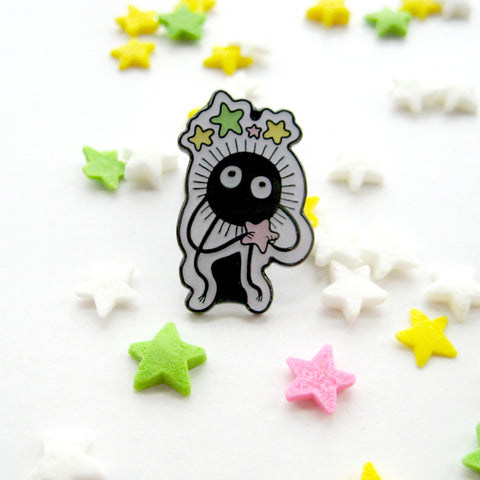 Soot Sprite inspired Pin
