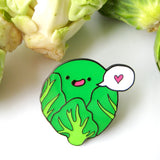 Christmas Brussels Sprout LOVER Enamel Pin