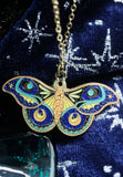 Glow in the Dark Moth Necklace – inspired by Strange the Dreamer by Laini Taylor