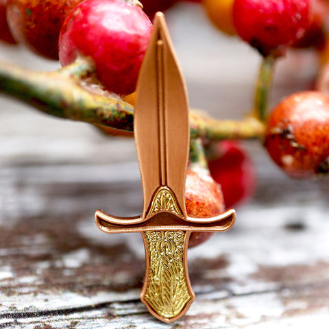 The Subtle Knife, His Dark Materials inspired fan Enamel Pin