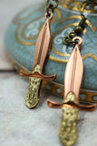 The Subtle Knife Earrings – inspired by His Dark Materials by Philip Pullman